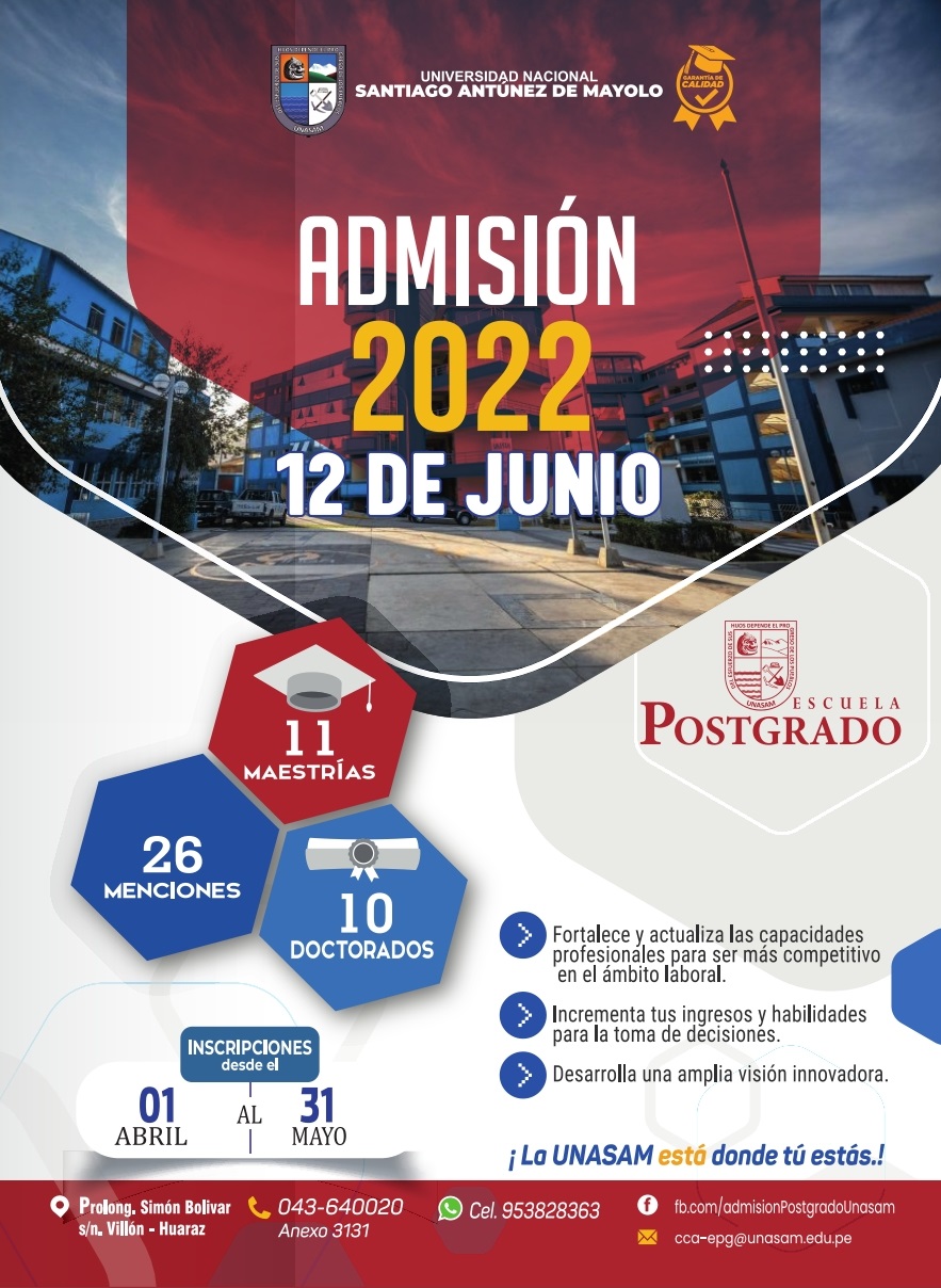  														Admisión 2022 EPG-UNASAM
														