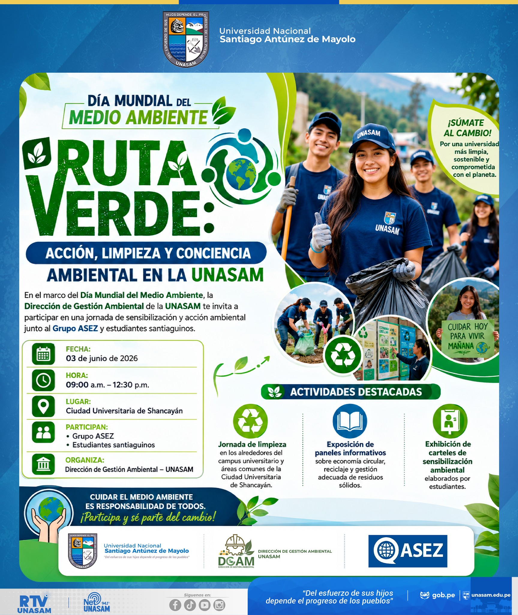  																Ruta verde por el día mundial del medio ambiente
																