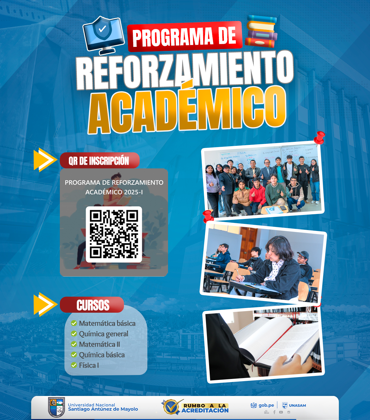  																PROGRAMA DE REFORZAMIENTO ACADEMICO SEMESTRE 2025-I
																