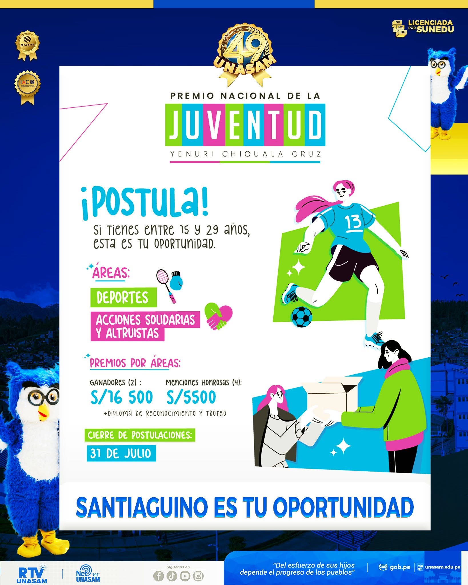  																Santiaguino es tu oportunidad
																
