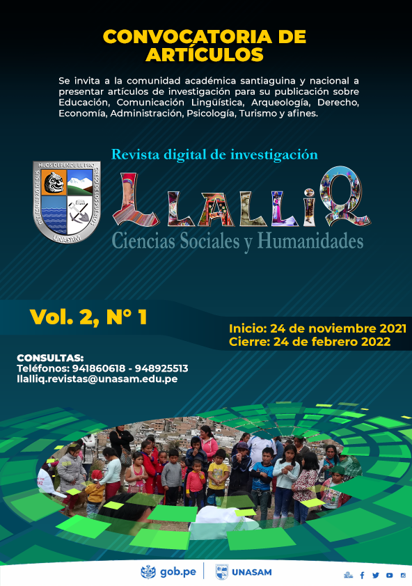  													Convocatoria de artículos científicos “Revista Llalliq”
													