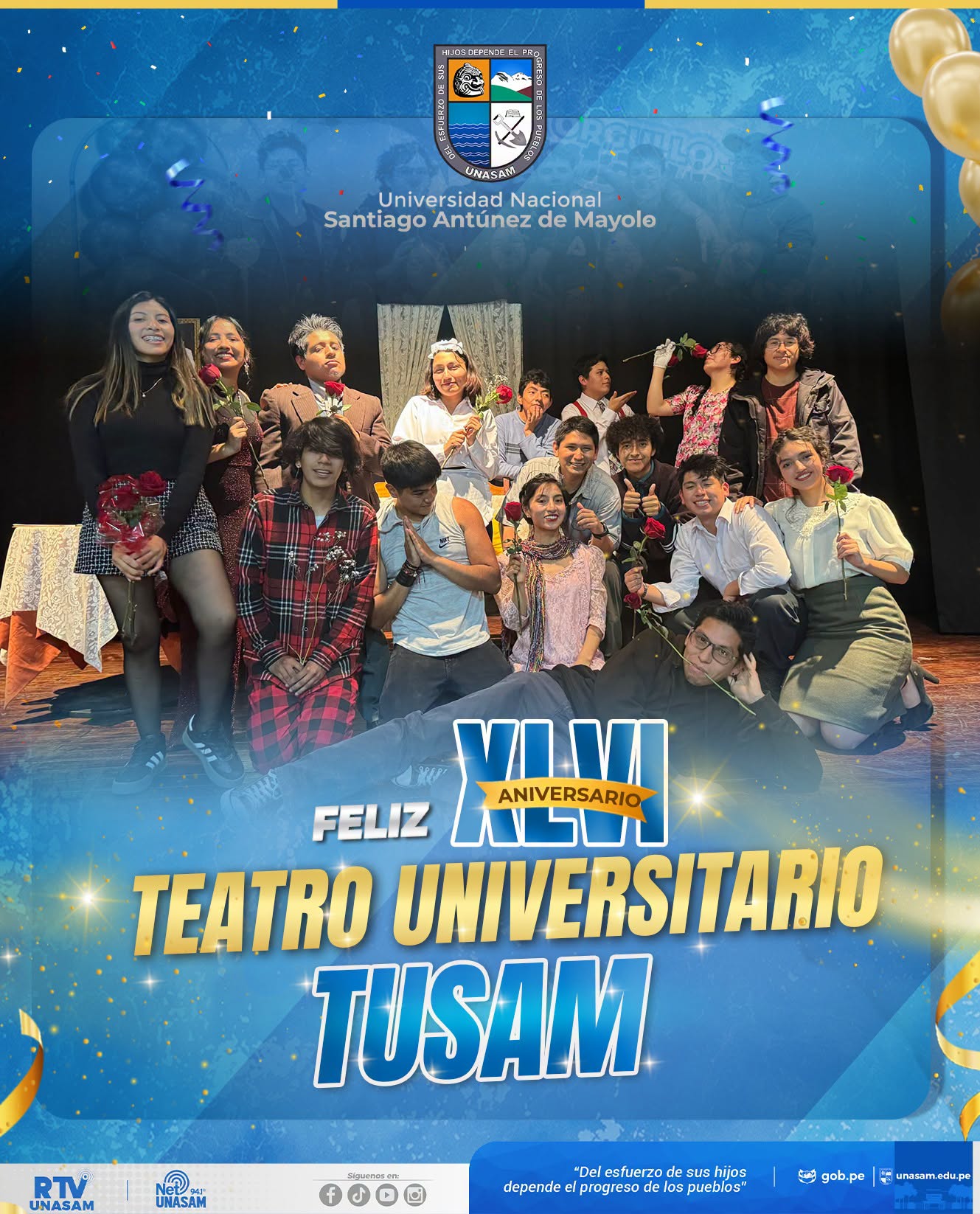  														¡Feliz XLVI aniversario, TUSAM!
														