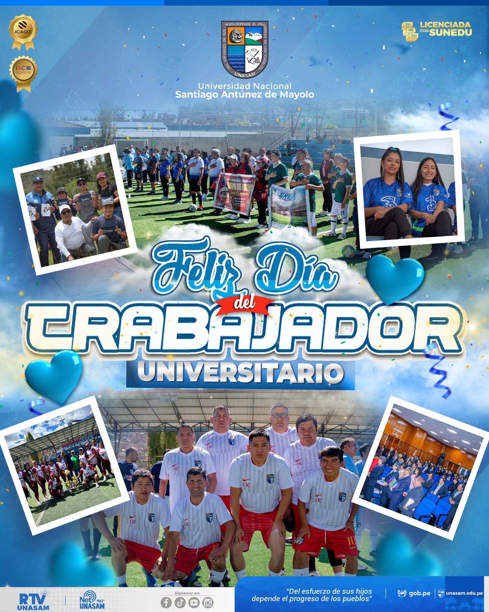  														Feliz día del trabajador universitario
														
